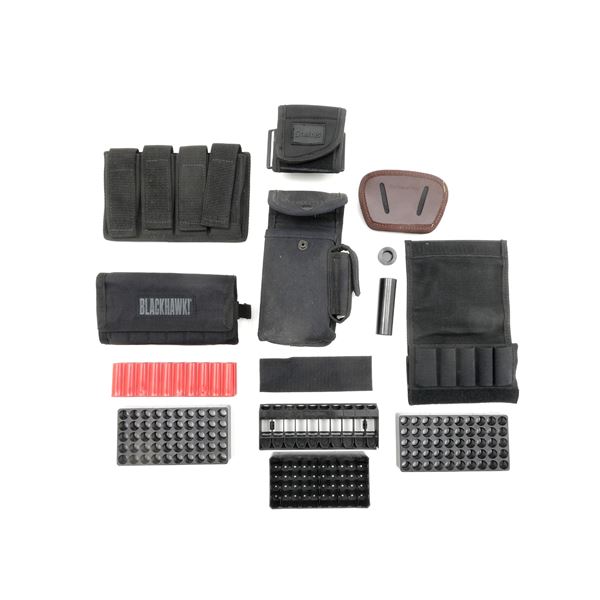 ASSORTED AMMO POUCHES / ETC. LOT