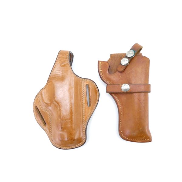 BIANCHI AND BUCHEIMER RIGHT-HANDED HOLSTERS LOT