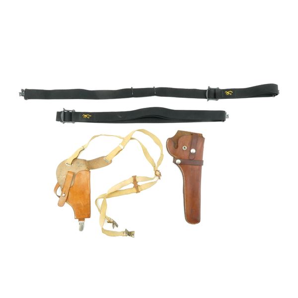 BROWNING SLING AND ASSORTED HOLSTER LOT