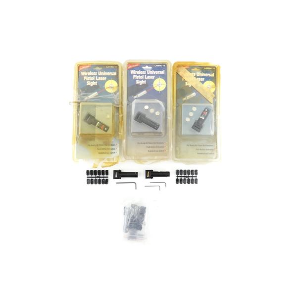 LASERLYTE WIRELESS UNIVERSAL PISTOL LASER SIGHT LOT