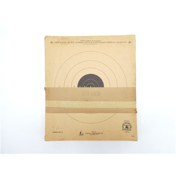 ASSORTED NATIONAL RIFLE ASSOCIATION TARGET LOT