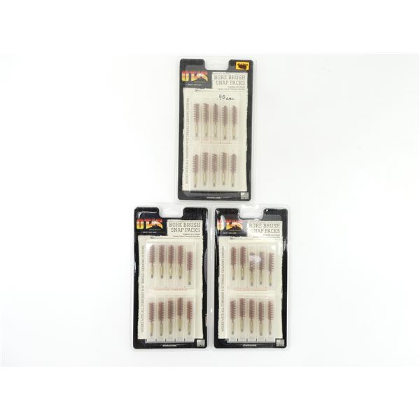 OTIS BORE BRUSH SNAP PACK .40 CAL. CLEANING BRUSH LOT