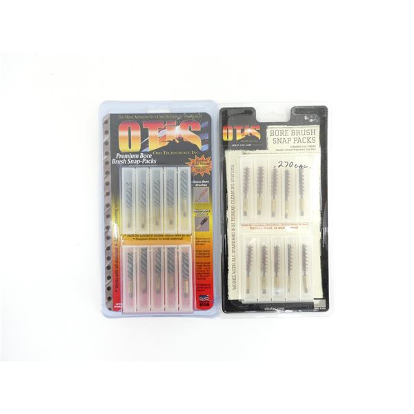 OTIS BORE BRUSH SNAP PACK .27 CAL. CLEANING BRUSH LOT