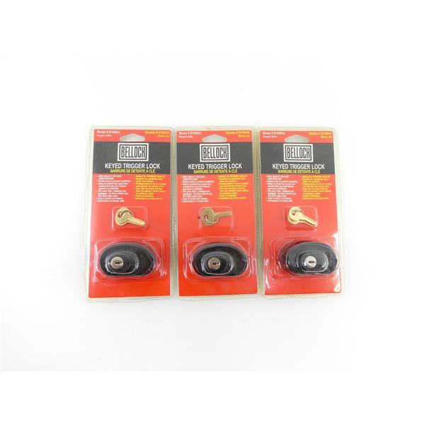 BELLOCK KEYED TRIGGER LOCK LOT