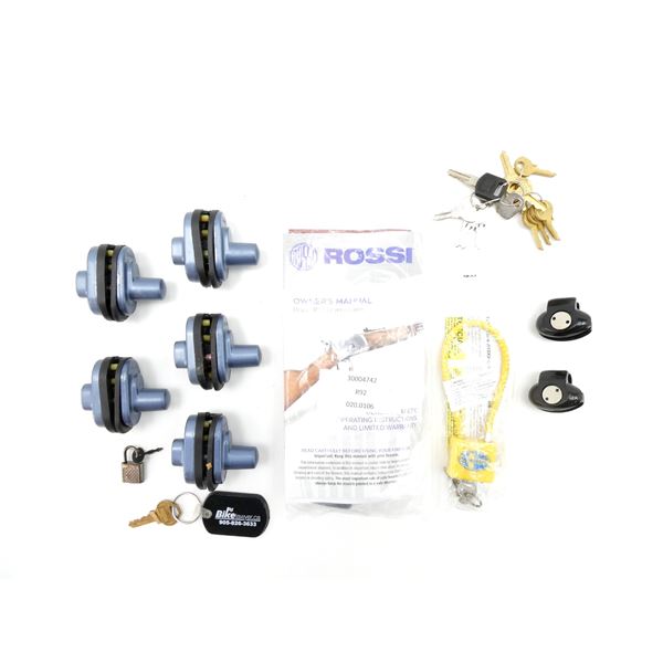 ASSORTED TRIGGER / CABLE LOCK LOT