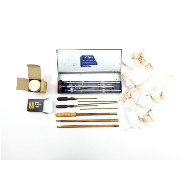 JC HIGGINS RIFLE CLEANING KIT / ETC. LOT
