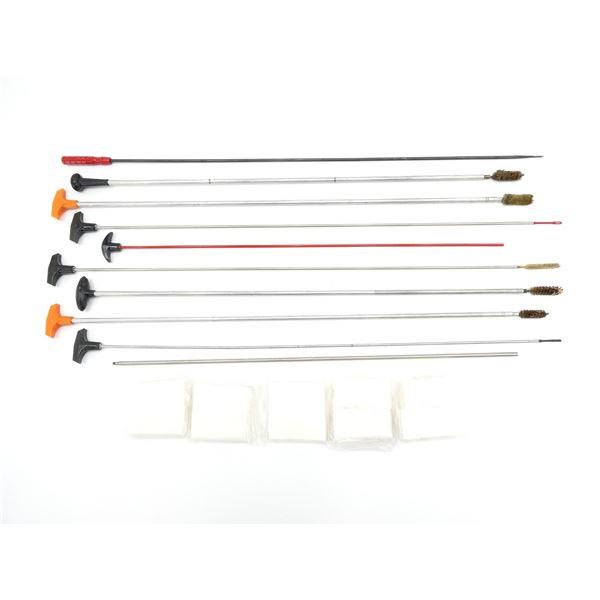 ASSORTED GUN CLEANING RODS / ETC. LOT