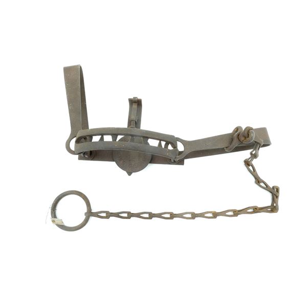 S. NEWHOUSE NO. 14 DOUBLE SPRING TRAP WITH TEETH