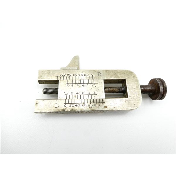 W.J. JEFFREY & CO. BRITISH VENTOMETER SIGHT ADJUSTER
