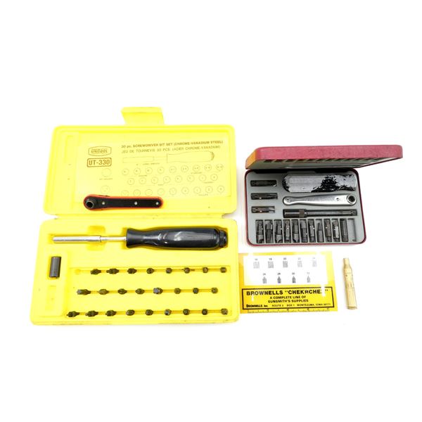 ASSORTED GUNSMITHING TOOLS AND BORE LIGHT LOT