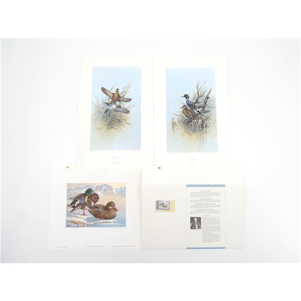 ASSORTED "WASHINGTON WATERFOWL" STAMP / "PINTAILS" PRINTS LOT