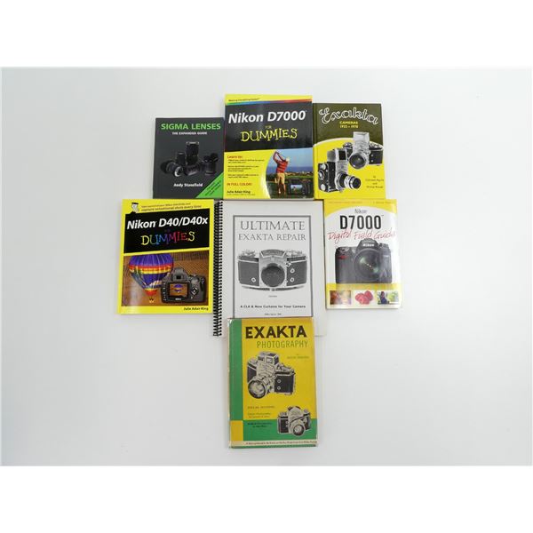 ASSORTED NIKON / EXAKTA CAMERA / ETC. BOOK LOT