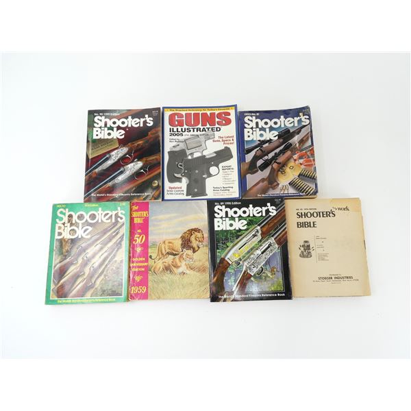 ASSORTED SHOOTER'S BIBLE / ETC. BOOKS LOT