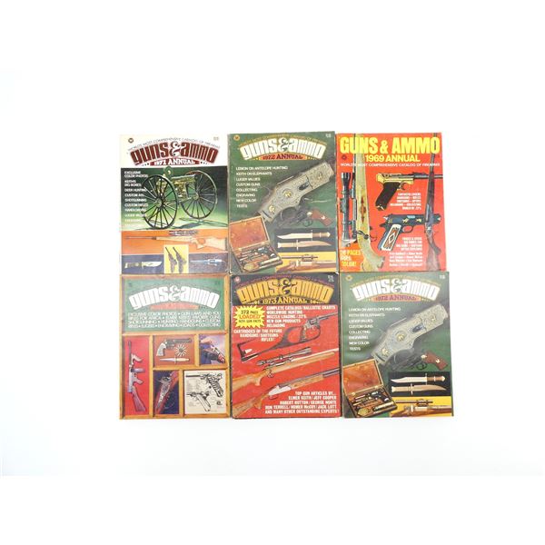 ASSORTED "GUNS & AMMO ANNUAL" CATALOGUES LOT