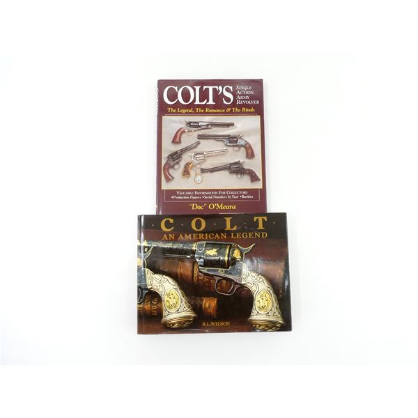 "COLT AN AMERICAN LEGEND" AND "COLT'S SINGLE ACTION ARMY REVOLVER" BOOKS LOT