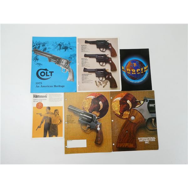 ASSORTED FIREARMS CATALOGUE AND BROCHURE LOT