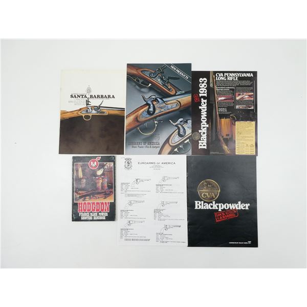 ASSORTED BLACK POWDER HANDBOOK / FLYER / ETC. LOT