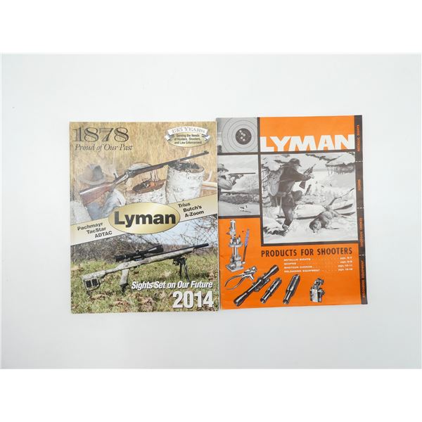 ASSORTED LYMAN CATALOGUES LOT