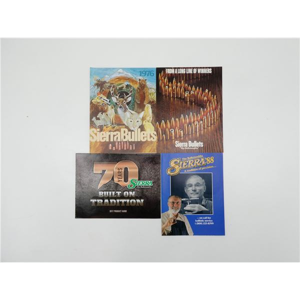 ASSORTED SIERRA BULLETS BROCHURE LOT