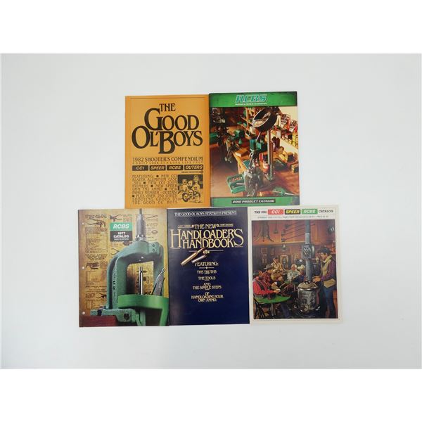 ASSORTED RCBS CATALOGUES LOT