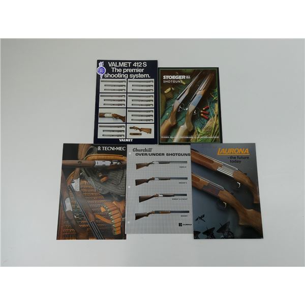 ASSORTED SHOTGUN BROCHURES AND FLYERS LOT