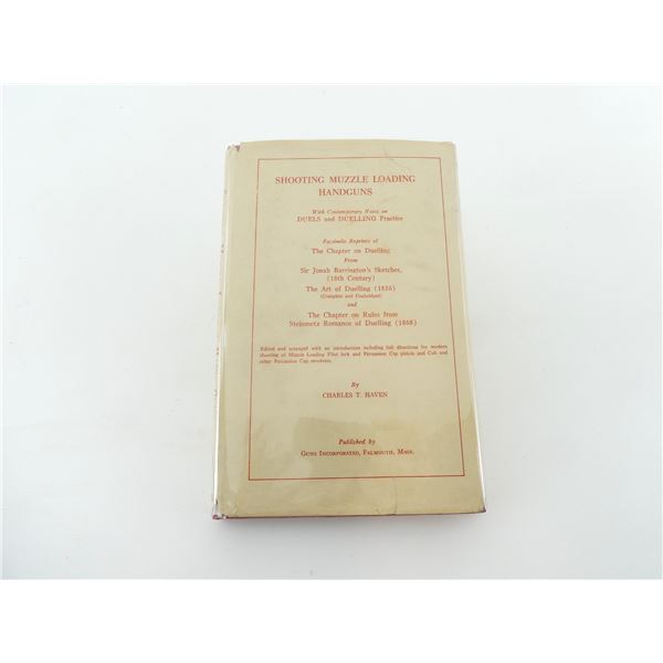 "SHOOTING MUZZLE LOADING HANDGUNS" BOOK