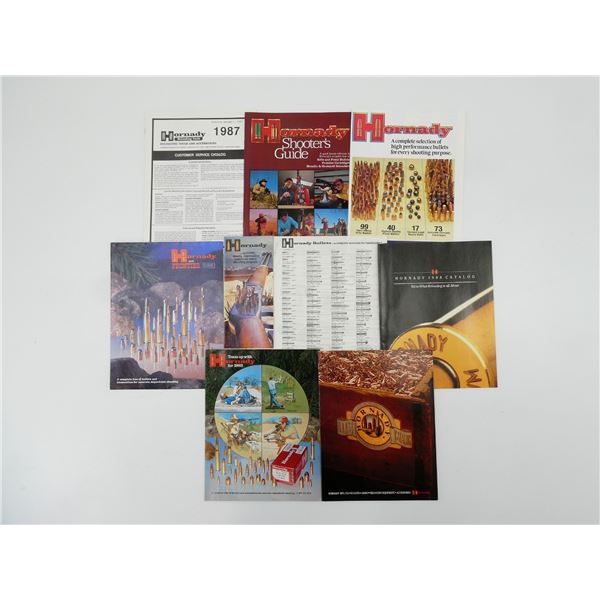 ASSORTED HORNADY CATALOGUES AND BROCHURES / ETC. LOT