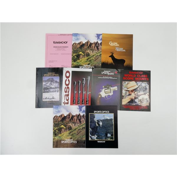 ASSORTED TASCO CATALOGUES AND BROCHURES / ETC. LOT