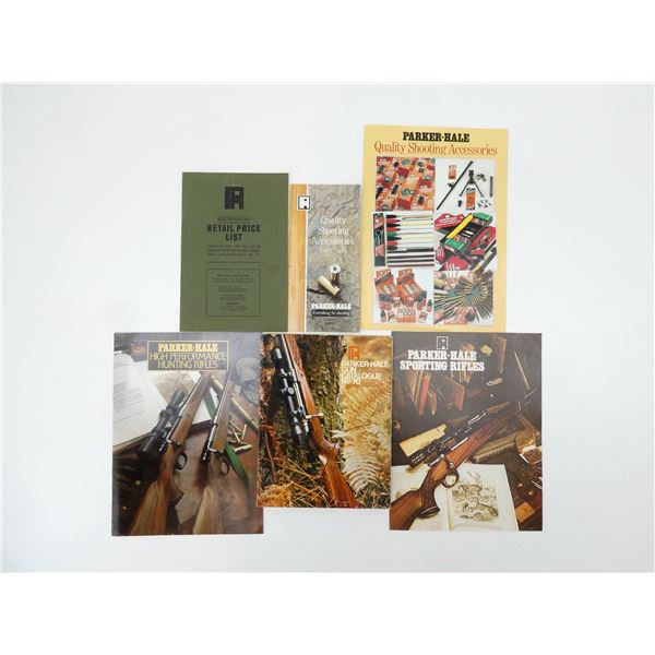 ASSORTED PARKER-HALE CATALOGUES AND BROCHURES LOT