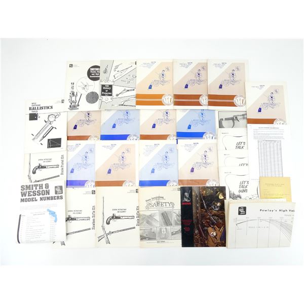 GUNSMITHING COURSE MATERIAL / ETC. LOT