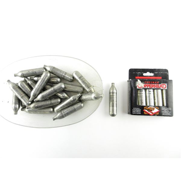 ** PICK UP ONLY ** ASSORTED COPPERHEAD CO2 CARTRIDGES LOT