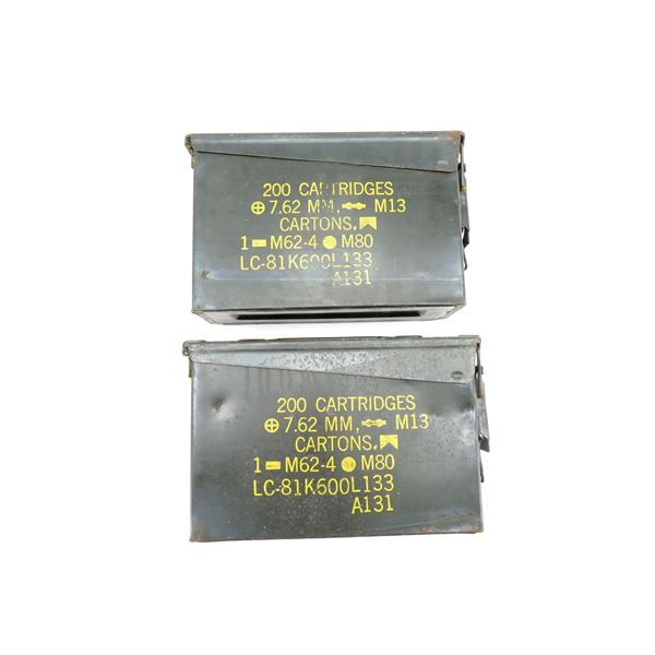 ASSORTED METAL AMMO TIN LOT