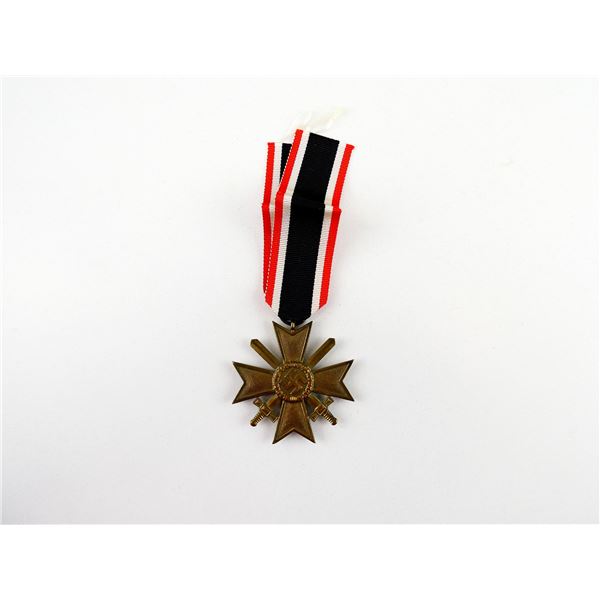 WWII GERMAN MILITARY WAR MERIT CROSS 2ND CLASS BRONZE MEDAL