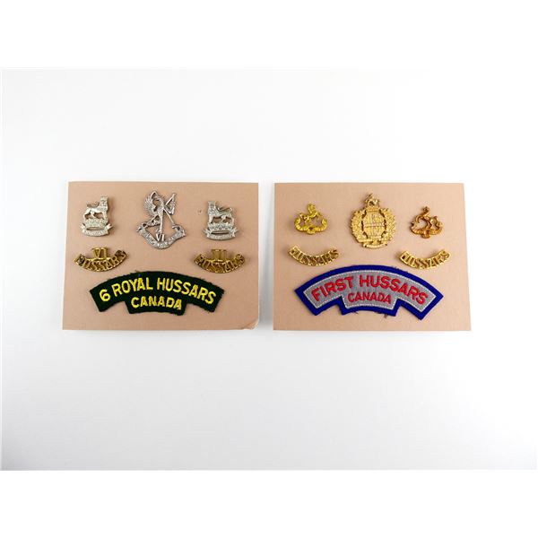ASSORTED WWII CANADIAN MILITARY BADGES LOT