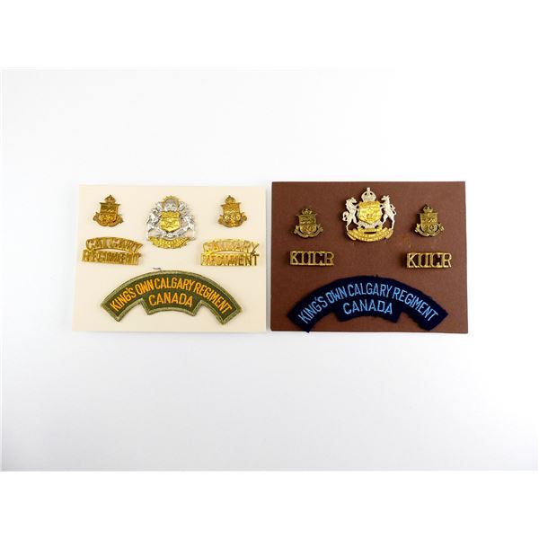 ASSORTED WWII CANADIAN MILITARY BADGES LOT