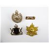 Image 4 : ASSORTED WWII CANADIAN MILITARY BADGES LOT