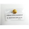 Image 2 : U.S. LEHIGH VALLEY RAILROAD BUTTON WITH PAPERWORK