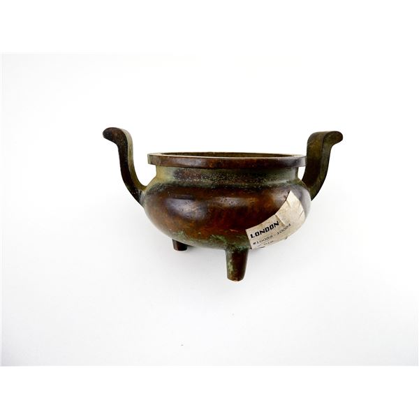 CHINESE MILITARY TENT PRAYER INCENSE BURNER DISH