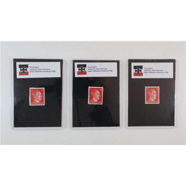 WWII GERMAN HITLER STAMP LOT