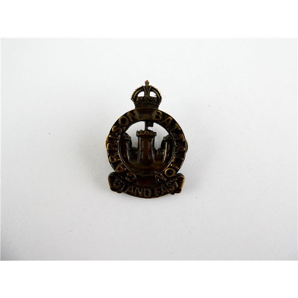 CANADIAN MILITARY GARRISON BATTALION CAP BADGE
