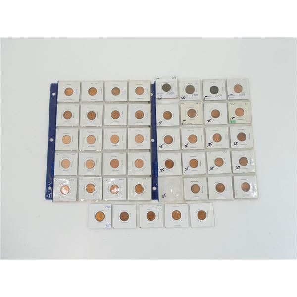 COLLECTIBLE CANADIAN PENNY COINS LOT