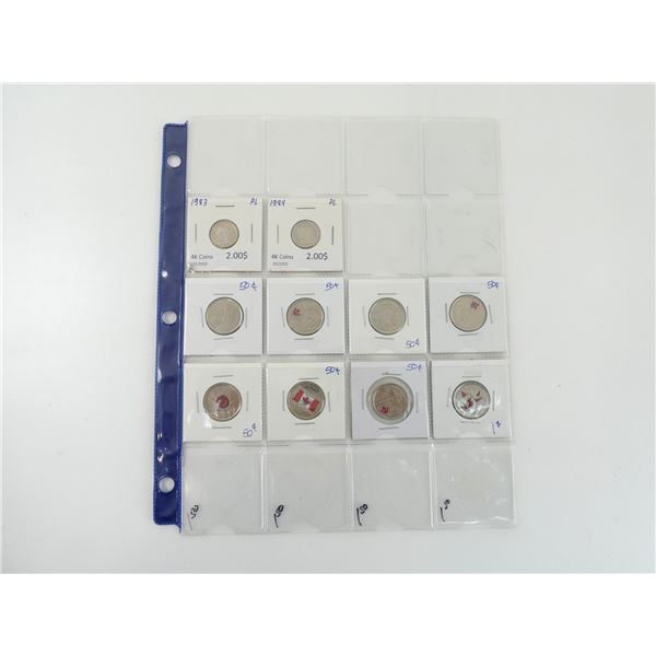 COLLECTIBLE CANADIAN COINS LOT