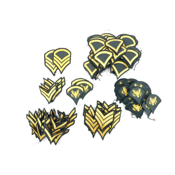 ASSORTED U.S. MILITARY RANK BADGES LOT