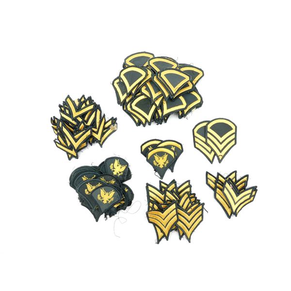 ASSORTED U.S. MILITARY RANK BADGES LOT