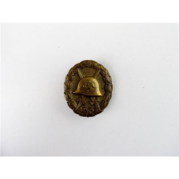 WWII GERMAN GILT WOUND BADGE