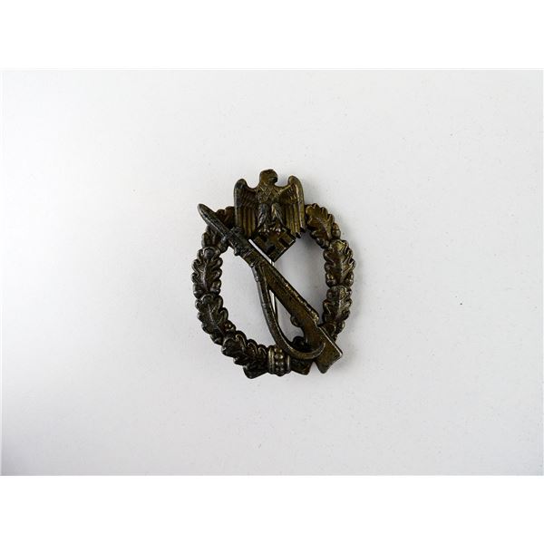 WWII GERMAN BRONZE INFANTRY ASSAULT BADGE