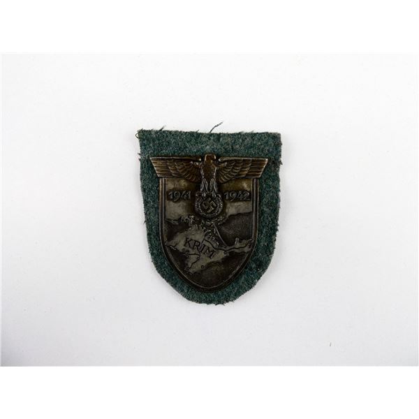 WWII GERMAN MILITARY CRIMEA SHIELD