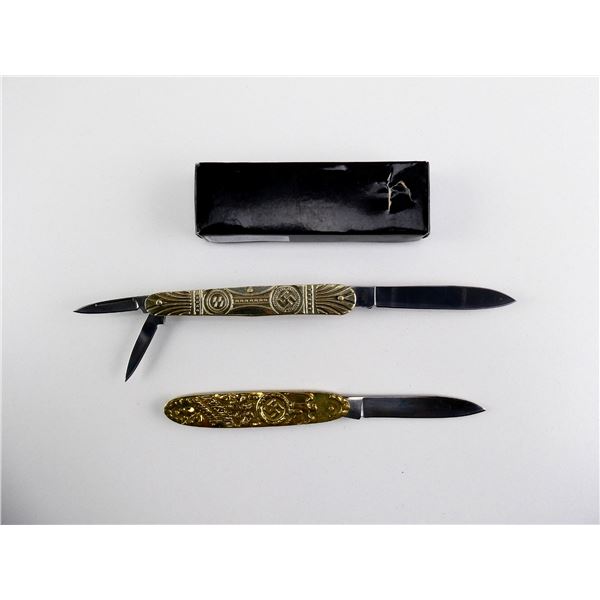 REPRODUCTION WWII GERMAN POCKET KNIVES LOT