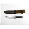 Image 2 : U.S.N. MK 1 SCABBARD WITH STAINLESS STEEL FIXED BLADE KNIFE