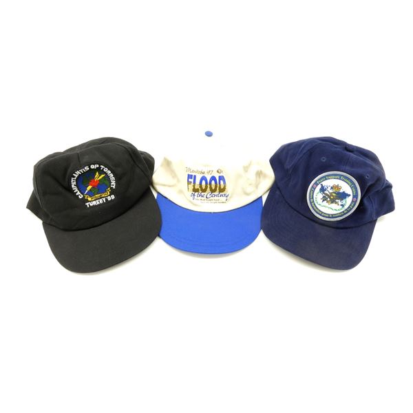 ASSORTED CANADIAN MILITARY BASEBALL CAPS LOT